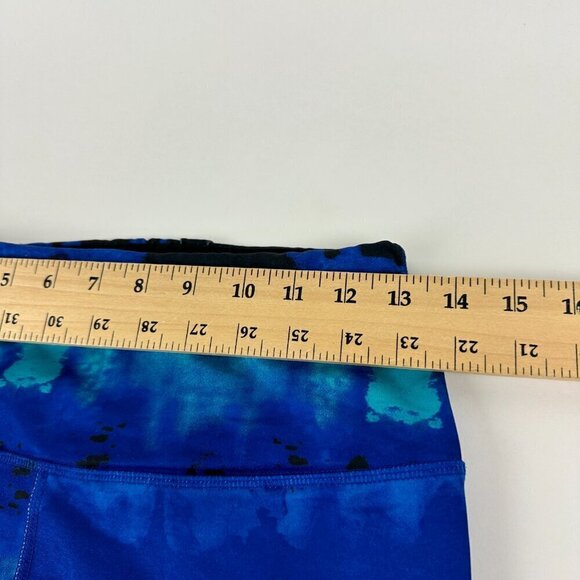 Reflex Leggings Women Medium Blue Black Mesh - Picture 5 of 11